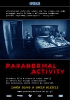 plakat filmu Paranormal Activity