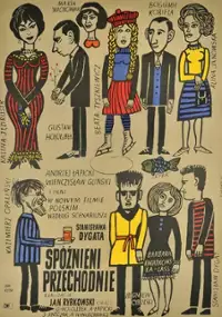 Plakat filmu Spóźnieni przechodnie