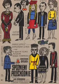 Plakat filmu Spóźnieni przechodnie