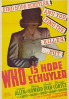 plakat filmu Who Is Hope Schuyler?