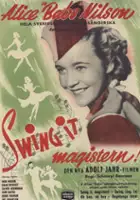 plakat filmu Swing it, magistern!