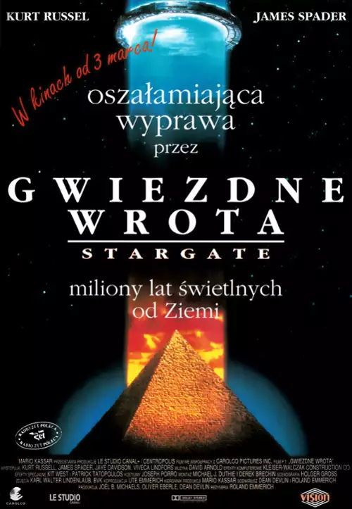 plakat filmu Gwiezdne wrota
