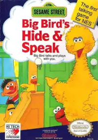 Plakat gry Sesame Street: Big Bird&#39;s Hide &amp; Speak