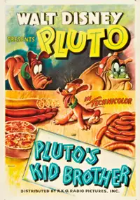 Plakat filmu Braciszek psa Pluto