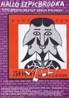 plakat filmu Hallo Szpicbródka, czyli ostatni występ króla kasiarzy