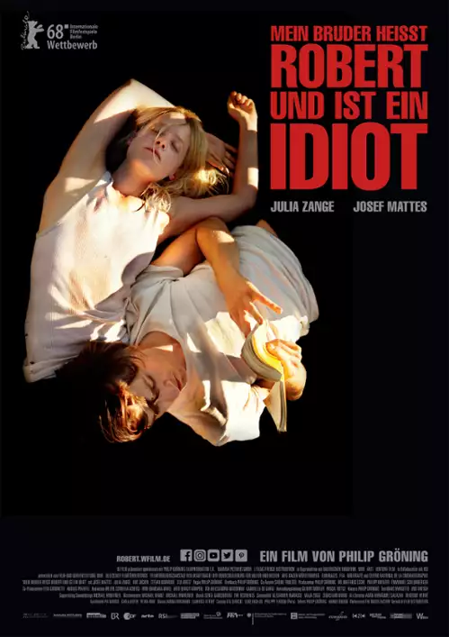 plakat filmu Mój brat ma na imię Robert i jest idiotą