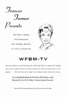 plakat serialu Frances Farmer Presents