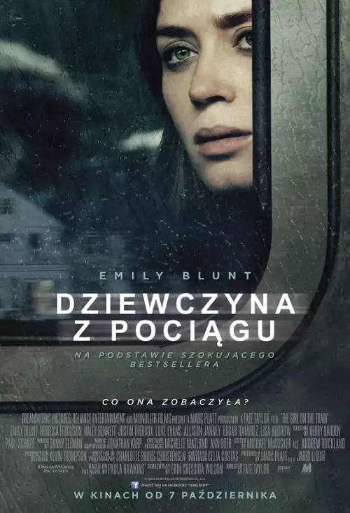 plakat filmu Dziewczyna z pociągu