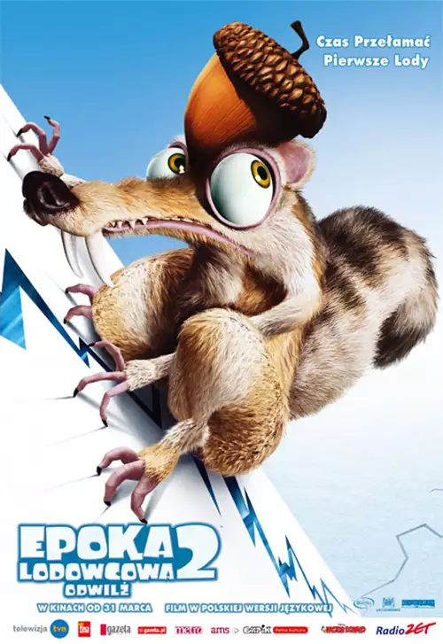 plakat filmu Epoka lodowcowa 2: Odwilż