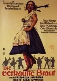 Plakat filmu Sprzedana narzeczona