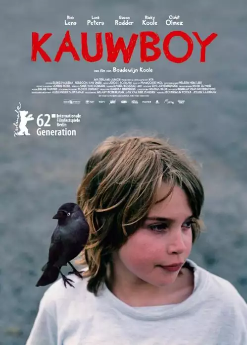 plakat filmu Kauwboy. Chłopiec i kawka