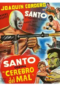 Plakat filmu Santo contra cerebro del mal