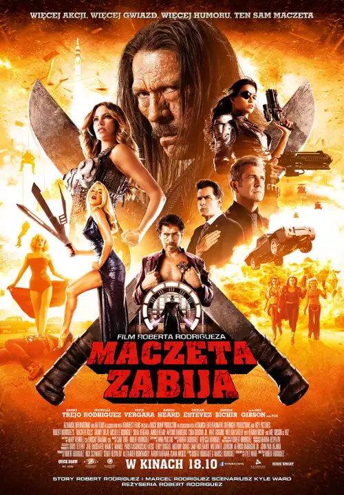 plakat filmu Maczeta zabija