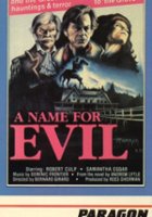 plakat filmu A Name for Evil