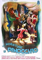 plakat filmu The Adventures of Pinocchio