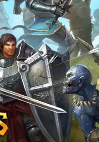 Plakat gry Godlands: Heroes and Battles
