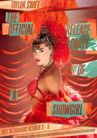 Plakat filmu Taylor Swift: The Official Release Party of a Showgirl