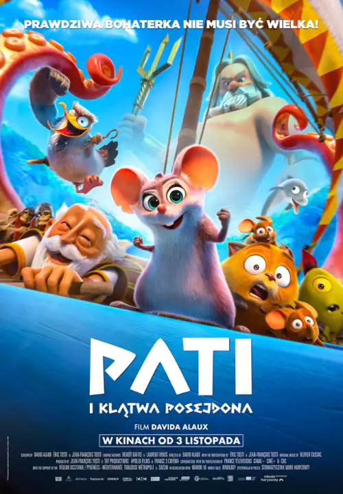 plakat filmu Pati i klątwa Posejdona
