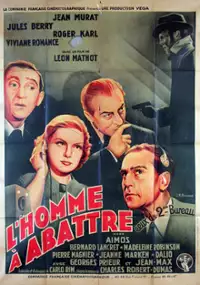 Plakat filmu L'Homme &agrave; abattre