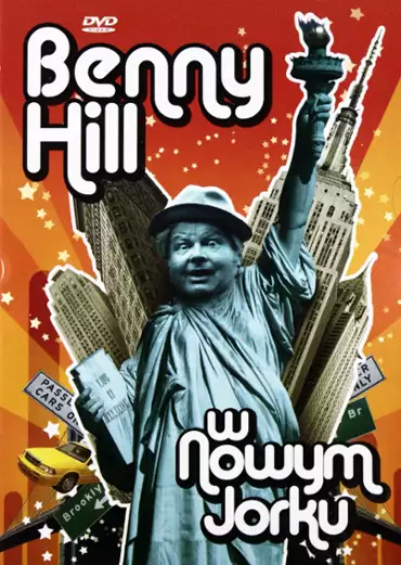 Plakat filmu Benny Hill w Nowym Jorku