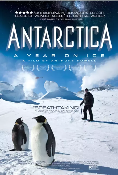 plakat filmu Antarktyda: Rok na lodzie