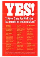 plakat filmu Nigdy nie śpiewałem dla mojego ojca