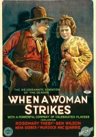 plakat filmu When a Woman Strikes