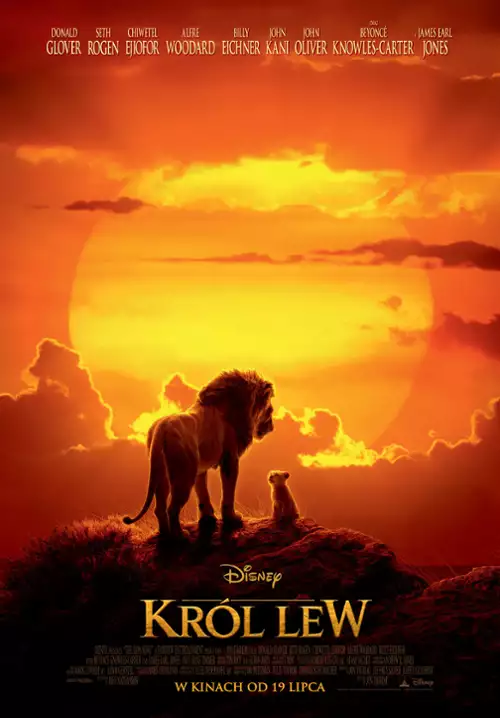 plakat filmu Król Lew