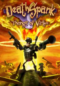 Plakat gry DeathSpank: Thongs of Virtue