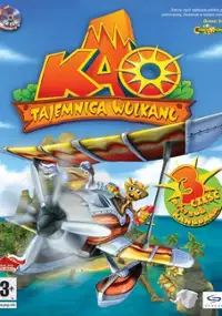 Plakat gry Kangurek Kao Tajemnica Wulkanu