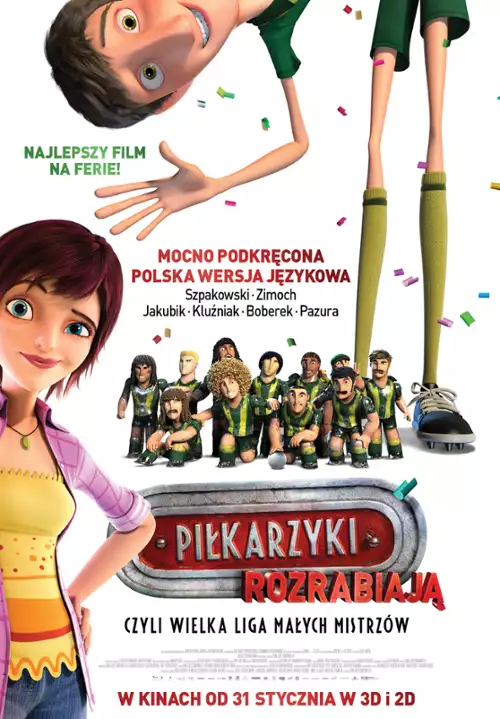 plakat filmu Piłkarzyki rozrabiają