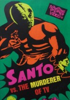plakat filmu Santo contra el asesino de la T.V.