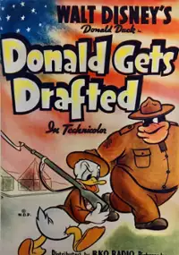 Plakat filmu Donald idzie do wojska