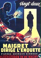 plakat filmu Maigret dirige l'enquête