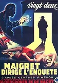 Plakat filmu Maigret dirige l'enquête