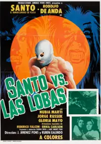 Plakat filmu Santo kontra wilczyce