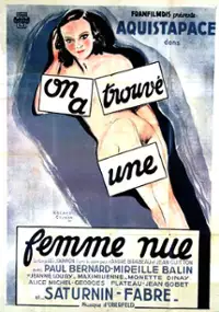 Plakat filmu On a trouvé une femme nue