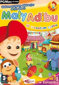 Plakat gry Mały Adibu w wesołym cyrku