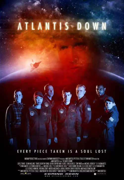 plakat filmu Atlantyda upadła