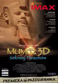 Plakat filmu Mumie 3D. Sekrety Faraonów