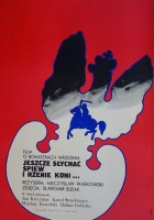 plakat - Jeszcze słychać śpiew. I rżenie koni... (1971)