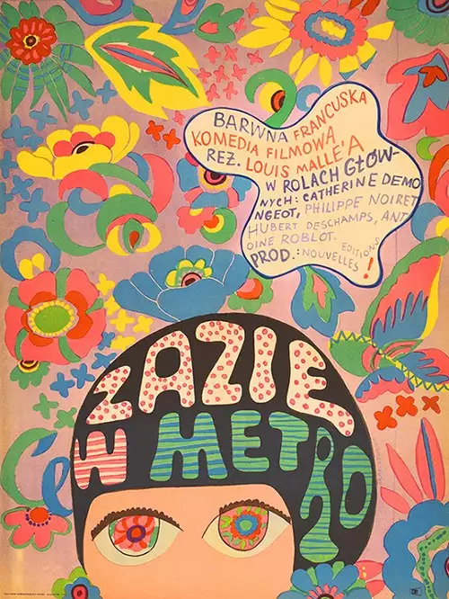 plakat filmu Zazie w metrze