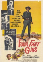 plakat filmu Four Fast Guns