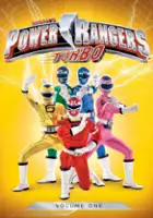 plakat serialu Power Rangers Turbo