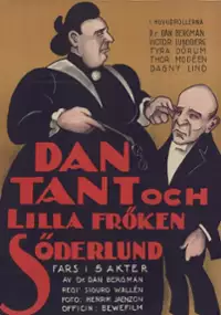 Plakat filmu Dan, tant och lilla fröken Söderlund