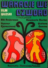 Plakat filmu Wakacje we czworo
