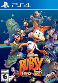 Plakat gry Bubsy: Paws on Fire!