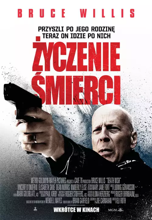 plakat filmu Życzenie śmierci