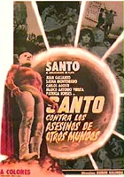 plakat filmu Santo contra los asesinos de otros mundos
