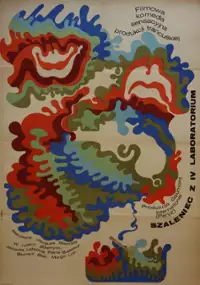 Plakat filmu Szaleniec z IV laboratorium